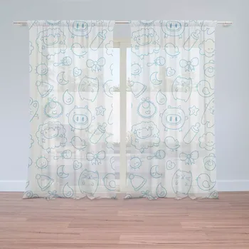 Záclona Sablio Záclony Kreslení: 2ks 150x250cm