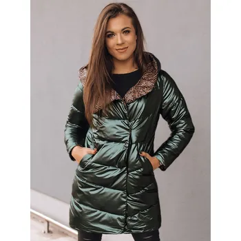 Dámská parka Dámská bunda DELSY LONG TY3480 Barva: Zelená, Velikost: M