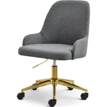 Křeslo Mebel Partner Mio M (šedá + černá)