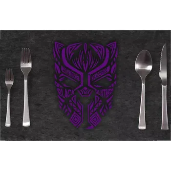 prostírání Sablio Prostírání BLACK PANTHER wakanda forever Fialový: 40x30cm