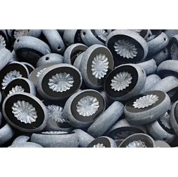 Korálek Ploškované Oválky Kiwi (14x10mm) č. 73