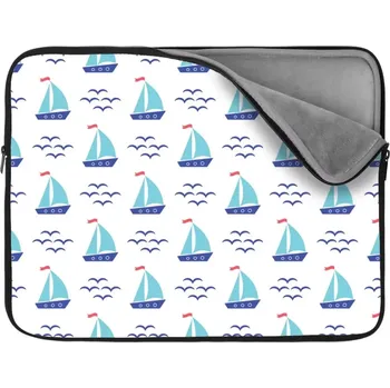 pouzdro na notebook Sablio Obal na notebook Modré lodičky - 17"