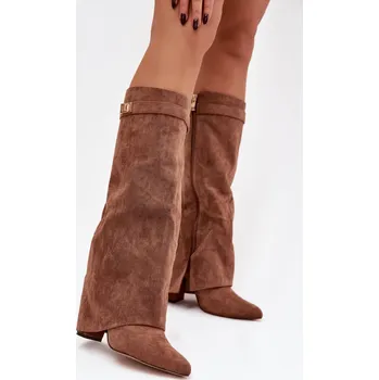 Dámské kozačky Kozačky na podpatku model 221530 Step in style 41