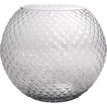 Váza Sandra Rich Diamond Váza skleněná, kulatá, výška: 210 mm, průměr: 250 mm