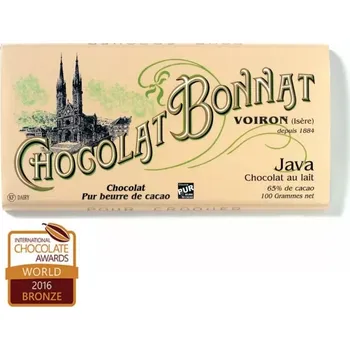 Cukrovinka Mléčná čokoláda Bonnat Java 65% - objednávky do 15:00 doručíme zítra