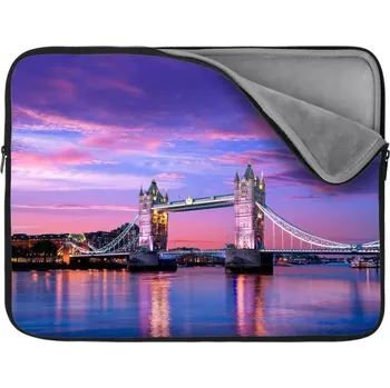 pouzdro na notebook Sablio Obal na notebook Londýn Tower Bridge - 13"