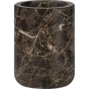 Držák na kartáček Hnědý mramorový kelímek na zubní kartáčky Marble – Mette Ditmer Denmark ID_1530736