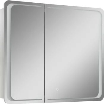 Koupelnový nábytek Lavedo Vivace White 80 zrcadlová skříňka do koupelny s LED podsvícením, VIVACE-Z-80-TOUCH