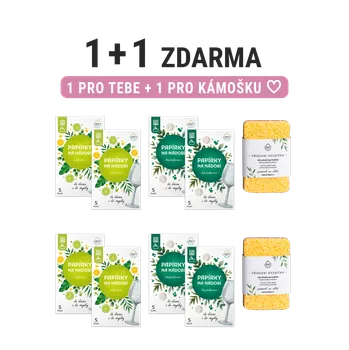 Mycí prostředek PŘEDPRODEJ ODESLÁNÍ V LEDNU: Výhodný testovací balíček EcoHaus 1+1: Na nádobí