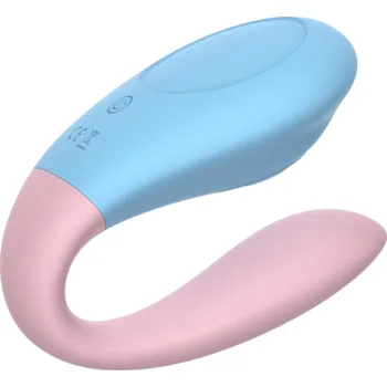 Vibrátor Mrow 03 – voděodolný párvibrátor, modro-růžový