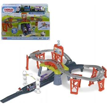 autíčko Sada vláčkodráhy Fisher-Price Tomáš a přátelé + 2 vagónky