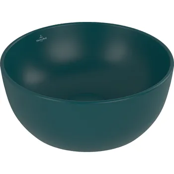 Villeroy & Boch Artis umyvadlo 32.5x32.5 cm kulatý na pult zelená 438932TE