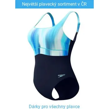Dámské plavky Speedo Shaping ContourEclipse 1 Piece Arctic Blue S - UK32