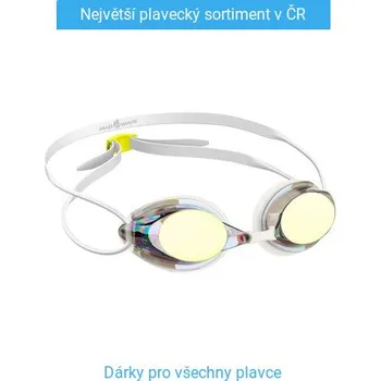 Plavecké brýle Plavecké brýle Mad Wave Streamline Rainbow Bílá