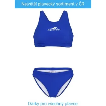 Dívčí plavky Aquafeel Racerback Girls Royal Blue 164cm