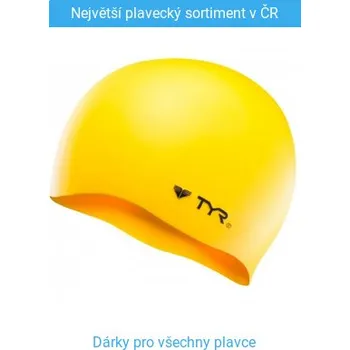 Plavecká čepice Plavecká čepička TYR Silicone Žlutá