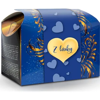 Bonboniéra Selllot, s.r.o., K Hájům 34, 155 00 Praha 5 - Vyrobeno v Belgii Belgické čokoládové lanýže s kakaovou náplní s rukávkem Srdíčka 250 g