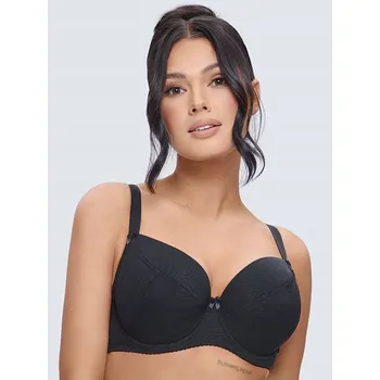 Podprsenka Dalia podprsenka s kosticemi černá velikost 85G