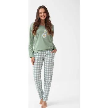 Dámské noční prádlo Dámské bavlněné pyžamo Luna bavlna velikosti 3XL