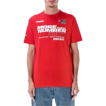 Pánské tričko triko Marc Marquez - mistrovské triko #1, (červená, vel. M)