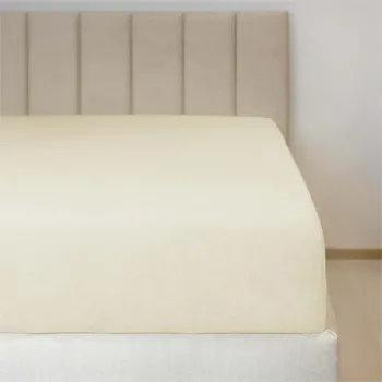 Prostěradlo Prostěradlo froté č.56 slonová kost 90x200