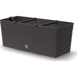 Truhlík RATAN CASE tm. hnědá, varianta 80 cm