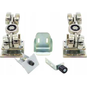 Vozík, kolečka pro posuvnou bránu 80x80 otočné kolečko Swing Type sada