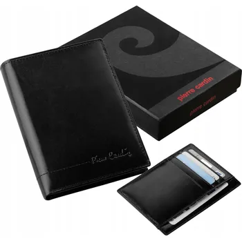 Peněženka Muž peněženka Pierre Cardin z pravé kůže hnědá