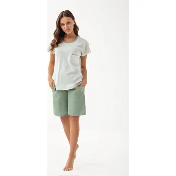 Dámské noční prádlo Dámské bavlněné pyžamo Luna bavlna velikosti 3XL