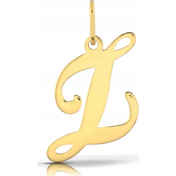 Přívěsek Zlatý přívěsek na ŘETÍZEK Zlatý PŘÍVĚSEK písmeno Z, zdobený, zlato 585