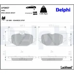 Sada brzdových destiček, kotoučová brzda DELPHI LP3857