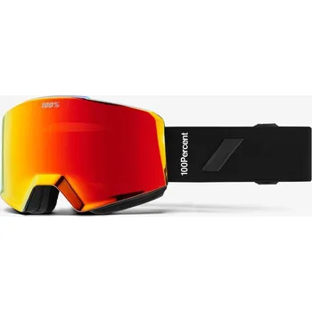 brýle 100% Norg HiPER Magnetic BLACK/RED MIRROR one size One Size