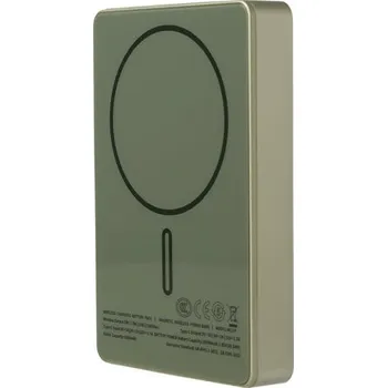 Powerbanka Metallic Ultraslim MagSafe bezdrátová Powerbanka, 10000mAh, PD20W, šedá