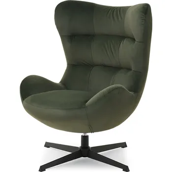 Křeslo Mebel Partner Sikula (zelená + černá)