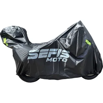 Plachta na motorové vozidlo SEFIS Outdoor Premium plachta na motocykl s kufrem L
