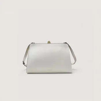 Kabelka COCCINELLE LIV CALF MEDIUM KOŽENÁ KABELKA PEARL SS26