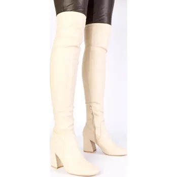 Dámské kozačky Kozačky na podpatku model 221677 Solea 40