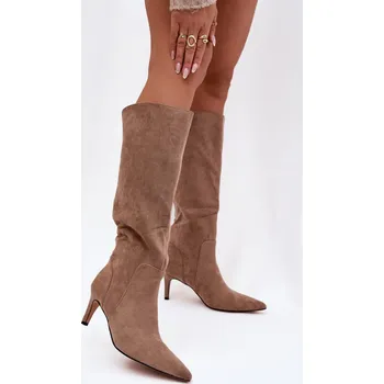 Dámské kozačky Kozačky na podpatku model 221903 Step in style 39