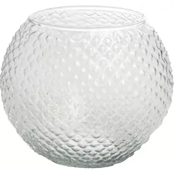 Váza Sandra Rich Diamond Váza skleněná, kulatá, výška: 170 mm, ø: 200 mm