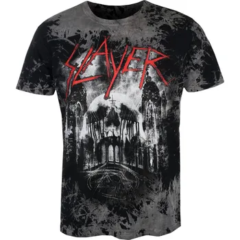 Pánské tričko Tričko metal pánské Slayer - Cathedrals Skull - METALSHOP ORIGINALS - 22411 - L