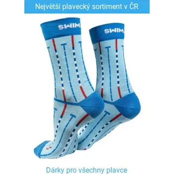 Pánské ponožky Ponožky Swimaholic Socks Swimming Lane 35-38