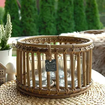 LUCERNA RATANOVÁ RING, L 25x15 cm (Van der Leeden®)