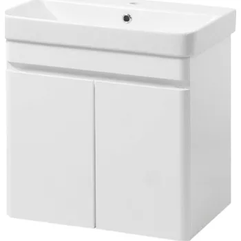 Koupelnový nábytek Lavedo Vivace White Air 55 koupelnová skříňka s umyvadlem, lesk, VIV-TP-1-55
