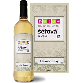 Víno Sablio Bílé víno Šéfová: 0,75 l