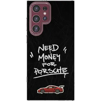 Pouzdro na mobilní telefon Picasee silikonový průhledný obal pro Samsung Galaxy S22 Ultra 5G - Dark Racer