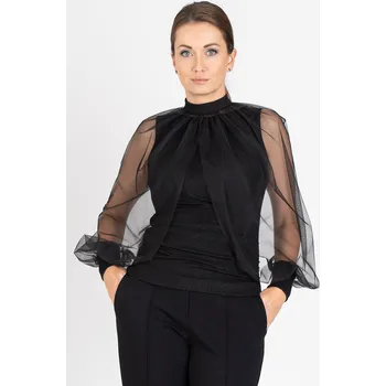 TOP S ODNÍMATELNÝMI RUKÁVY AXELLO 39216 ČERNÁ Velikost: 36