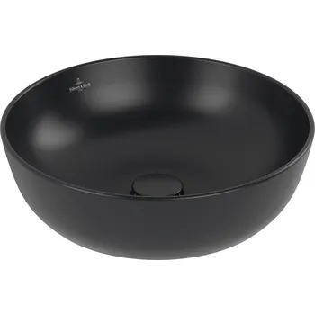 Umyvadlo Villeroy & Boch Artis umyvadlo 43x43 cm kulatý na pult černá 417943R7