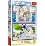 Trefl Puzzle Bluey Zábavný Bluey 2x 24…