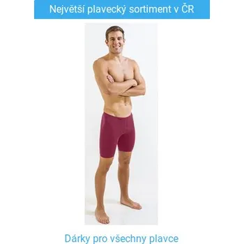 Pánské plavky Pánské plavky Finis Jammer Solid Cabernet 38