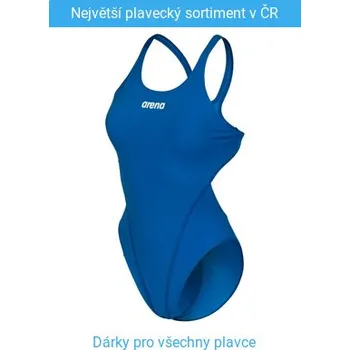 Dámské plavky Dámské plavky Arena Swim Tech Solid Royal/White M - UK34; D38